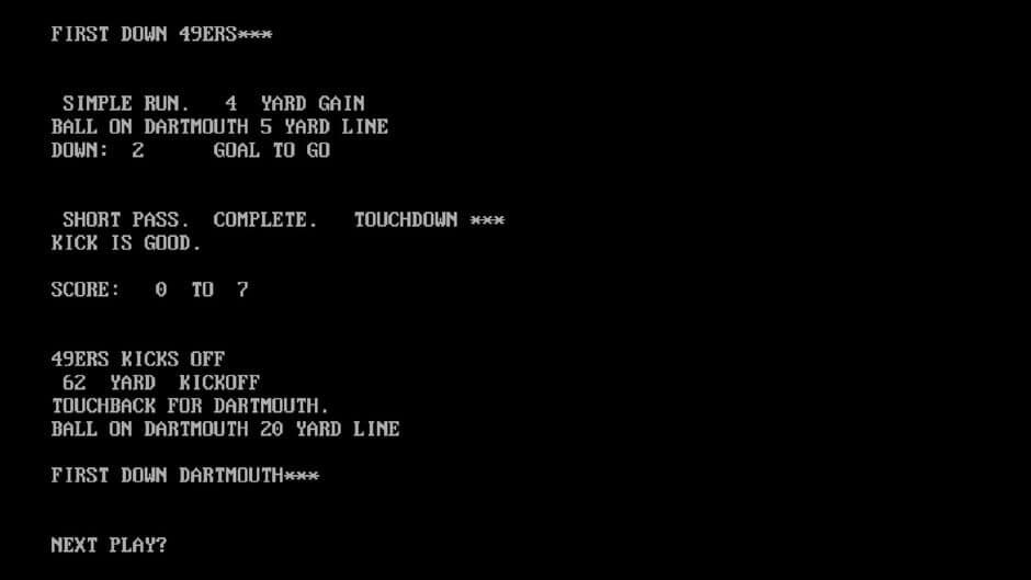 Dartmouth Championship Football screenshot