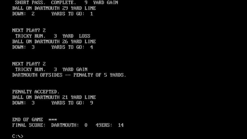 Dartmouth Championship Football screenshot