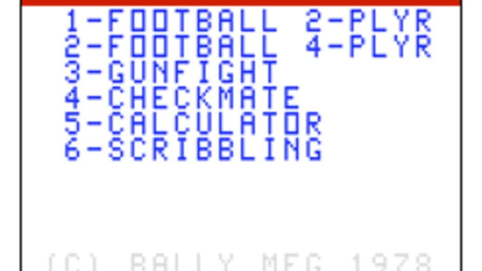 Football screenshot