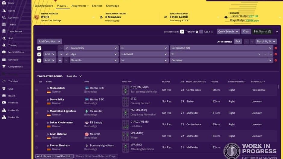 Football Manager 2019 screenshot