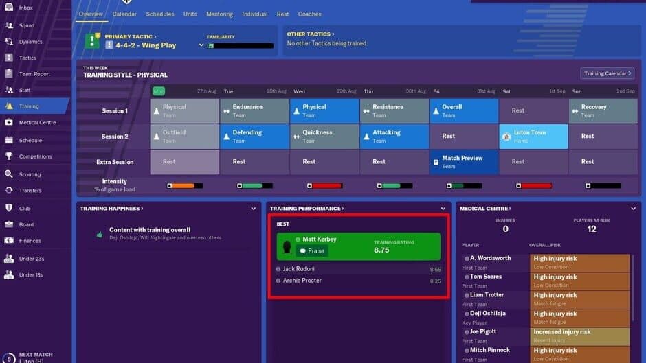 Football Manager 2019 screenshot