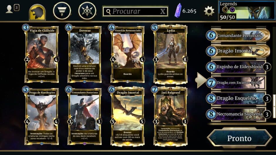 The Elder Scrolls: Legends screenshot