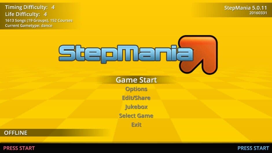 StepMania screenshot