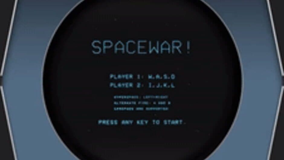 Spacewar! screenshot