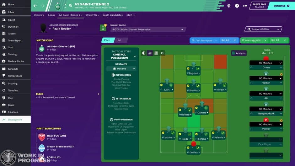 Football Manager 2020 screenshot