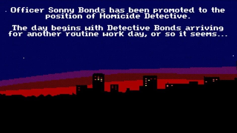 Police Quest II: The Vengeance screenshot
