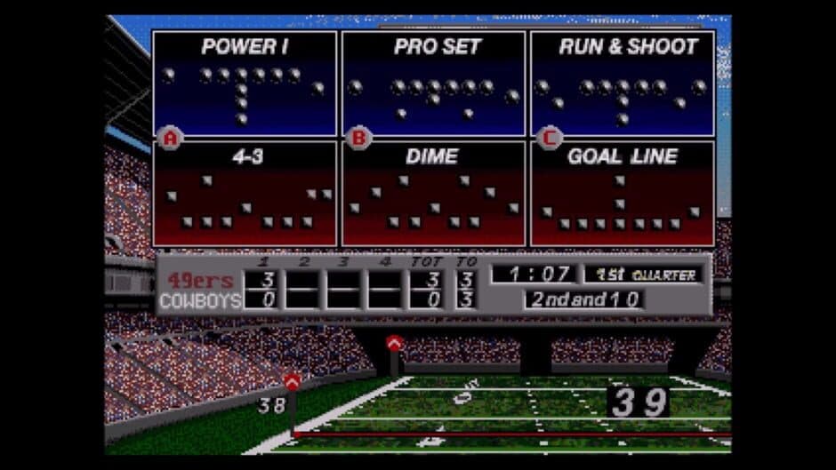 NFL's Greatest: San Francisco vs. Dallas 1978-1993 screenshot