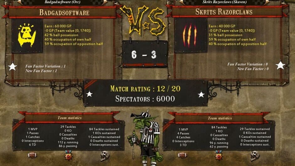 Blood Bowl screenshot