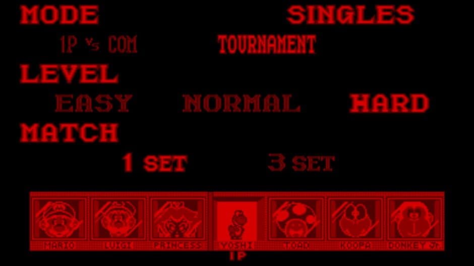 Mario's Tennis screenshot