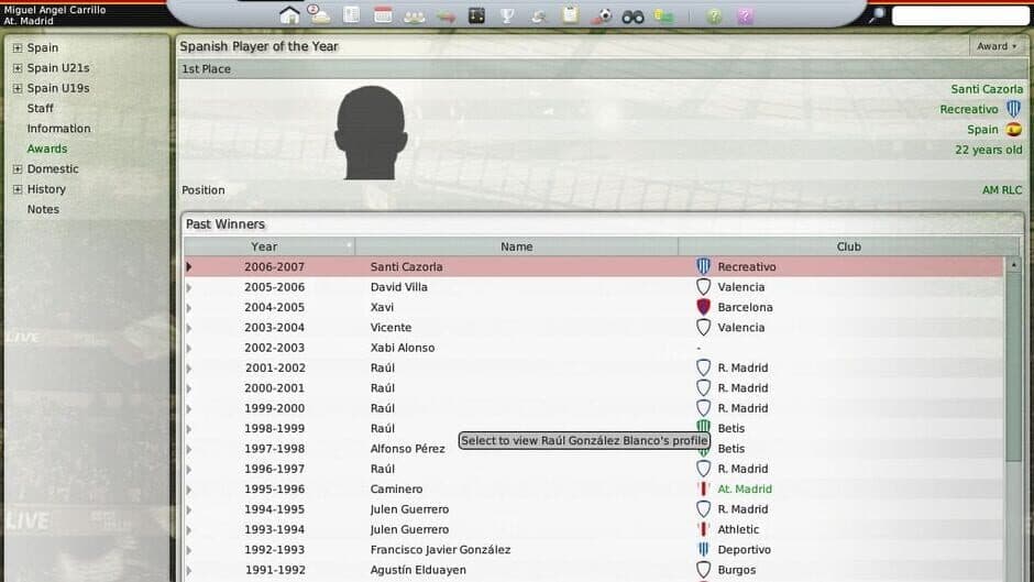 Football Manager 2008 screenshot