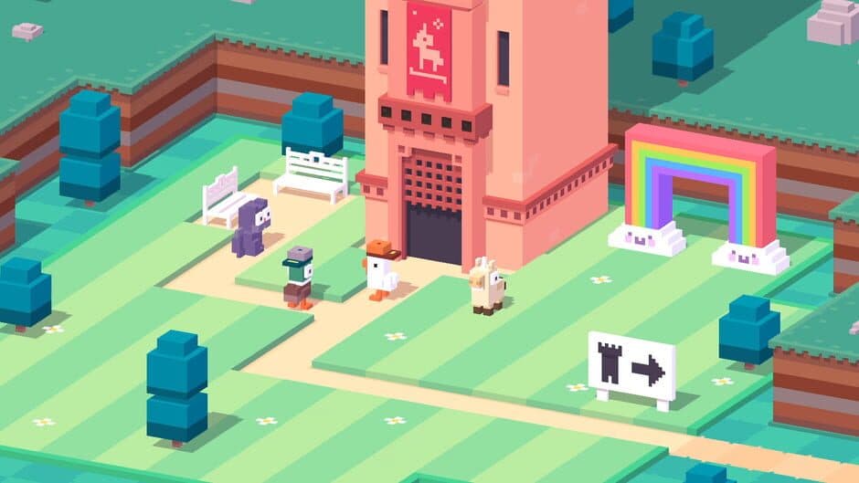 Crossy Road Castle screenshot