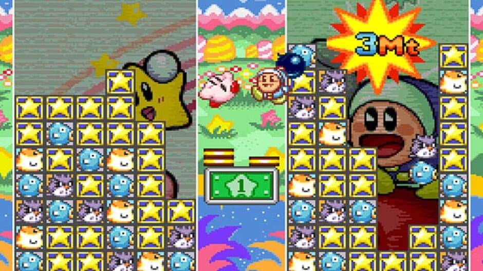 Kirby's Star Stacker screenshot