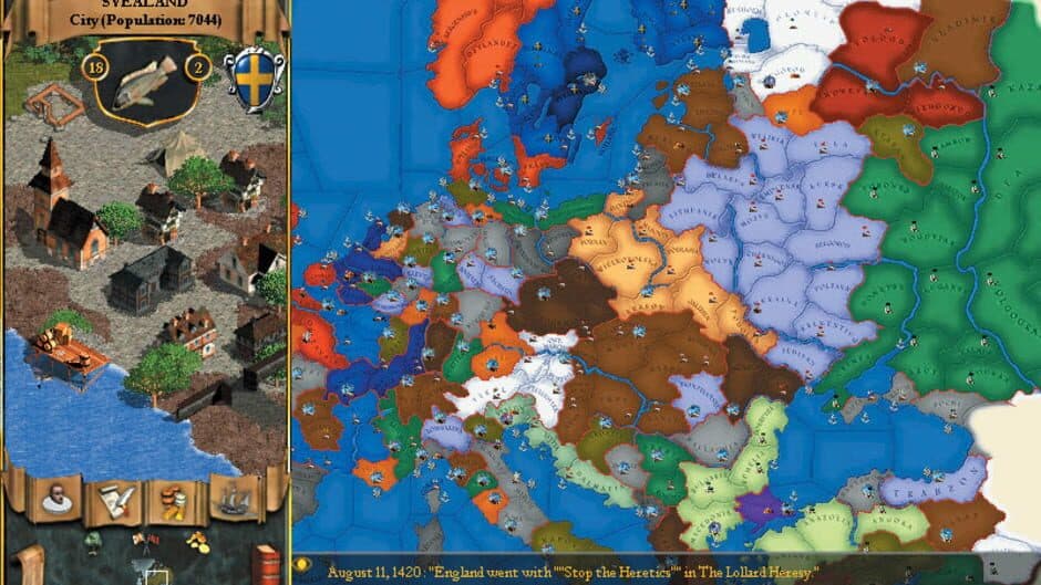 Europa Universalis II screenshot