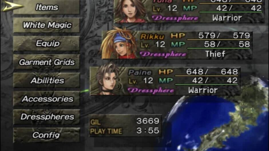 Final Fantasy X-2 screenshot