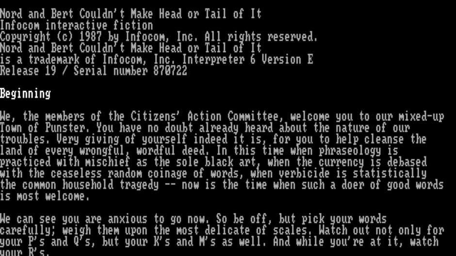 Nord and Bert Couldn't Make Head or Tail of It screenshot