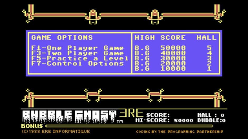 Bubble Ghost screenshot