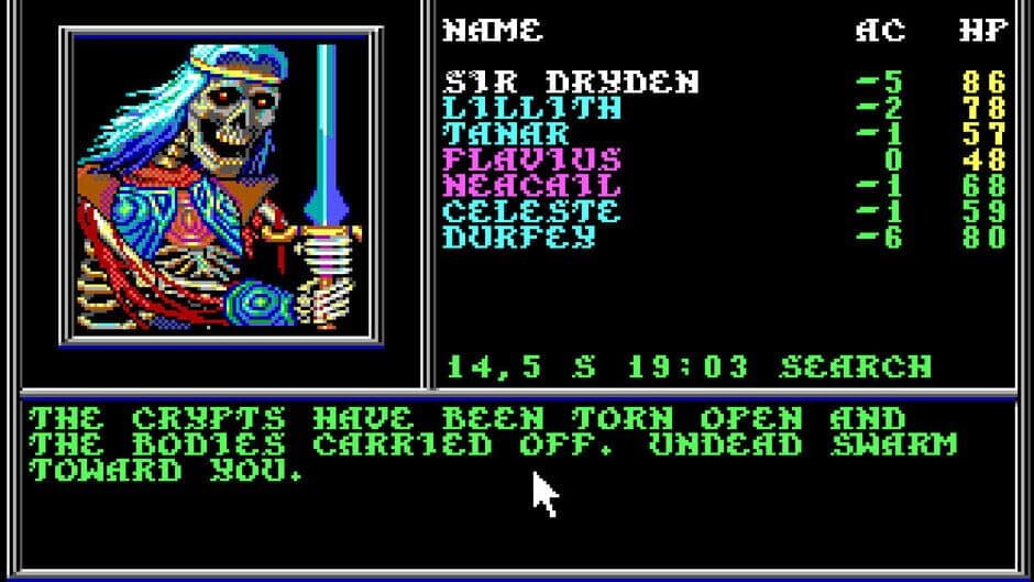 Death Knights of Krynn screenshot