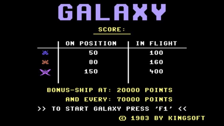 Galaxy screenshot