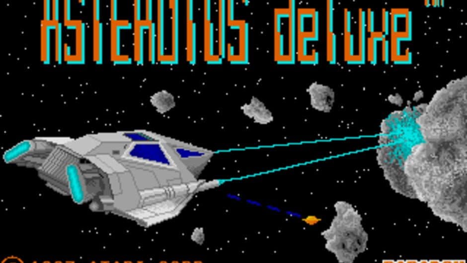Asteroids Deluxe screenshot