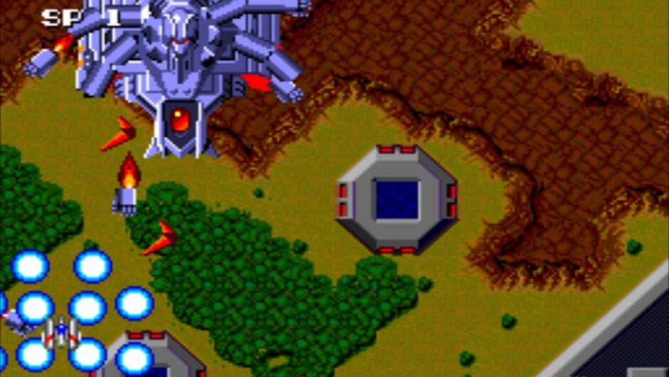 Terra Cresta II: Mandler no Gyakushuu screenshot