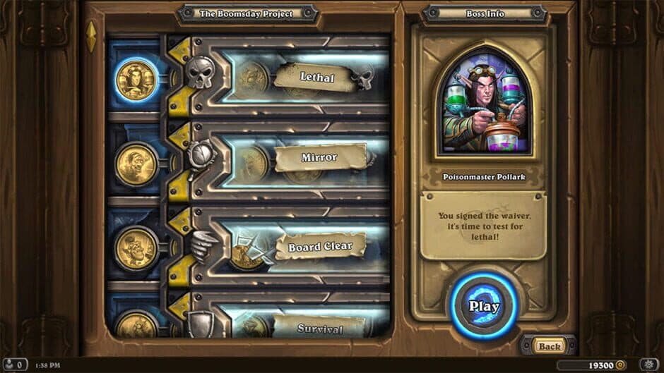 Hearthstone: The Boomsday Project screenshot