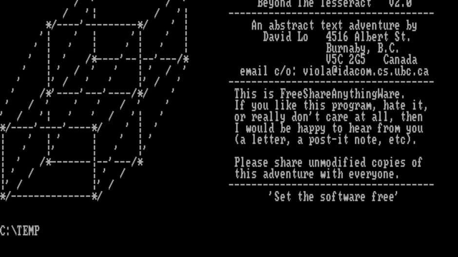 Beyond the Tesseract screenshot