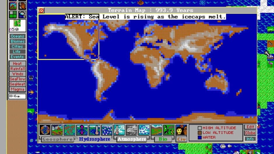 SimEarth: The Living Planet screenshot