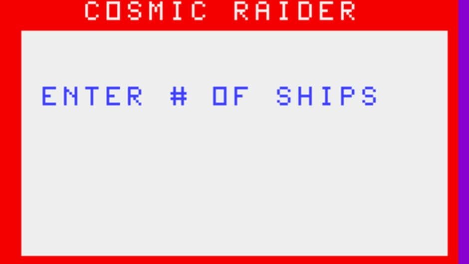 Cosmic Raiders screenshot