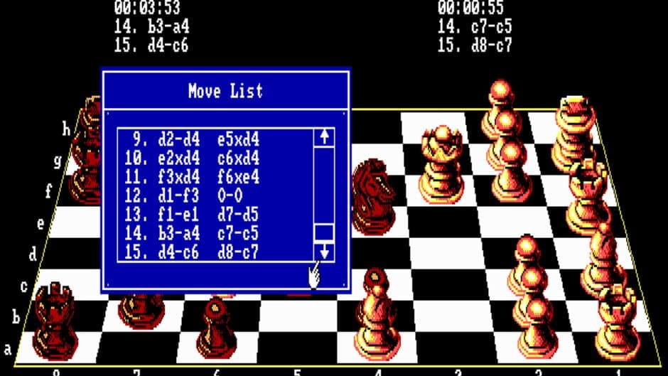 The Fidelity Chessmaster 2100 screenshot