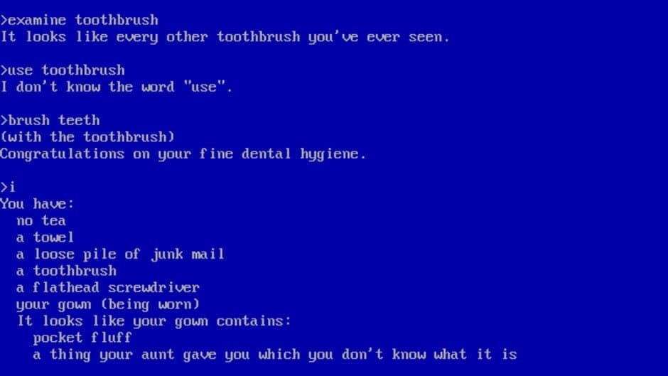 The Hitchhiker's Guide to the Galaxy screenshot