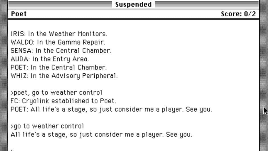 Suspended screenshot