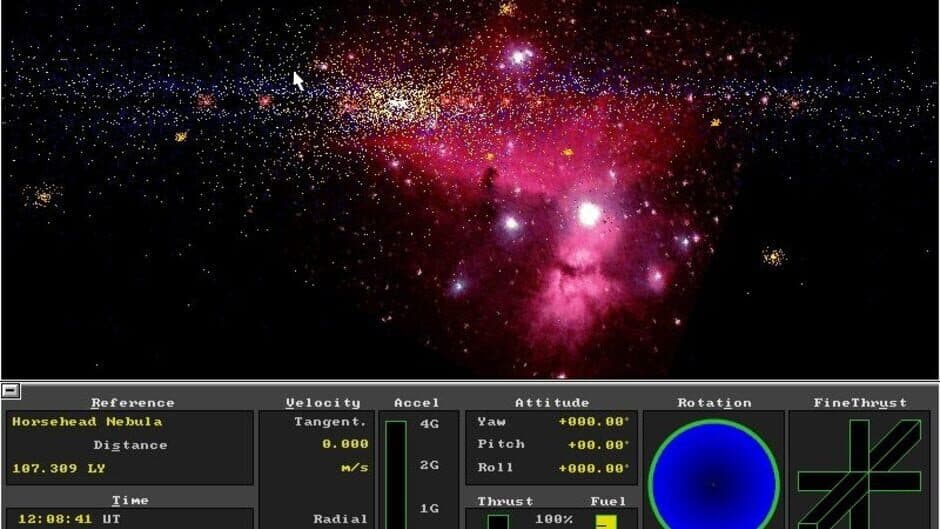 Microsoft Space Simulator screenshot