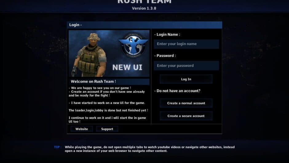 Rush Team screenshot