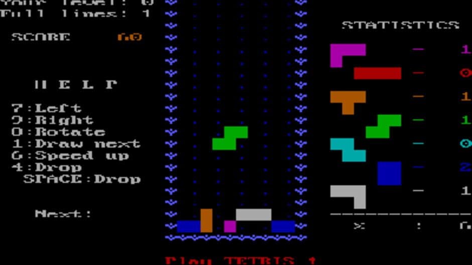 Tetris screenshot