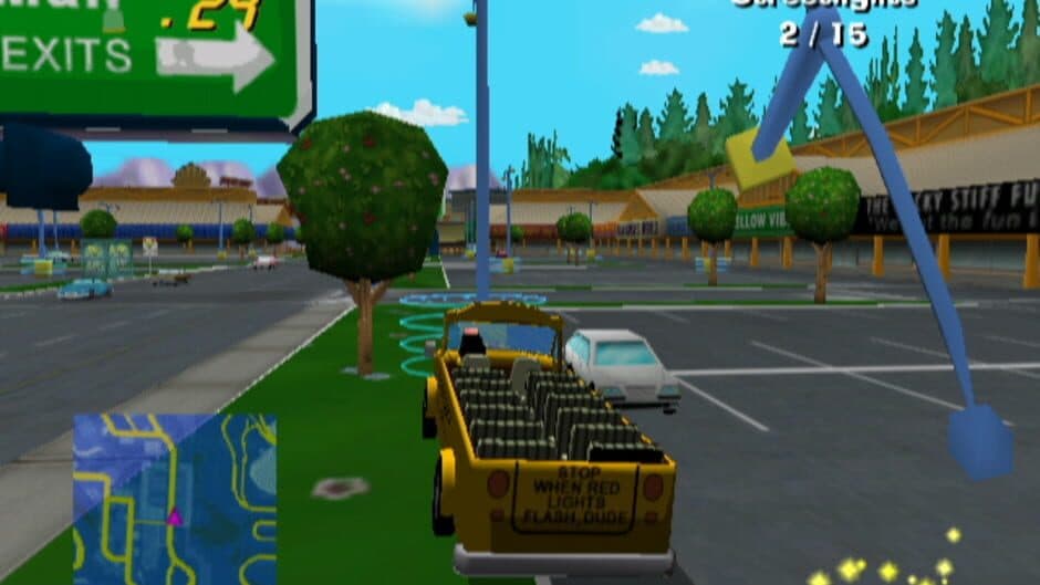 The Simpsons: Road Rage screenshot