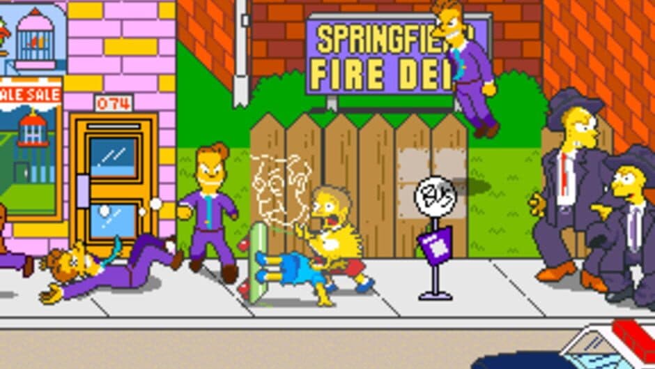 The Simpsons Arcade Game screenshot