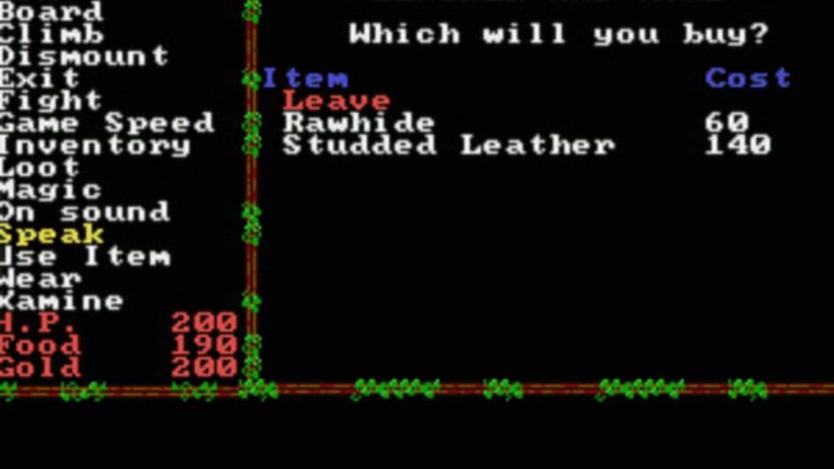 Questron II screenshot