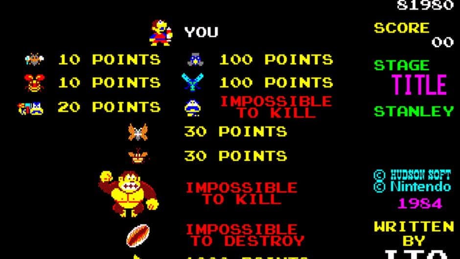 Donkey Kong 3: Dai Gyakushuu screenshot