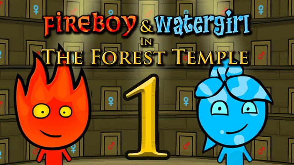 Fireboy and Watergirl in the Forest Temple screenshot