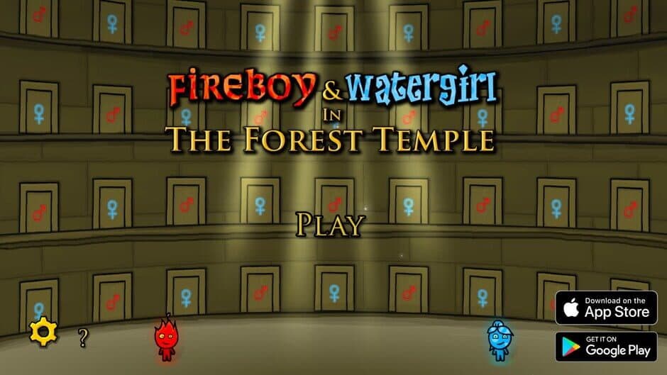 Fireboy and Watergirl in the Forest Temple screenshot