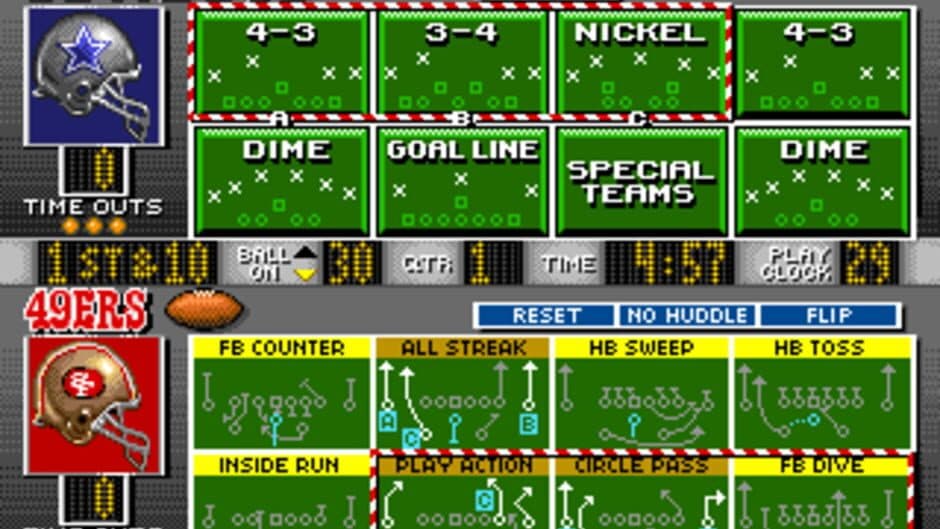 Madden NFL '94 screenshot