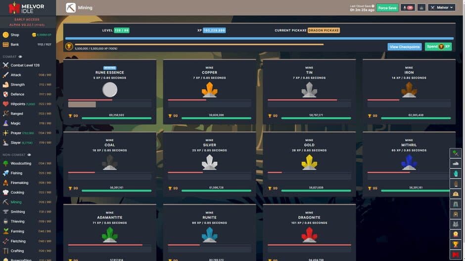 Melvor Idle screenshot
