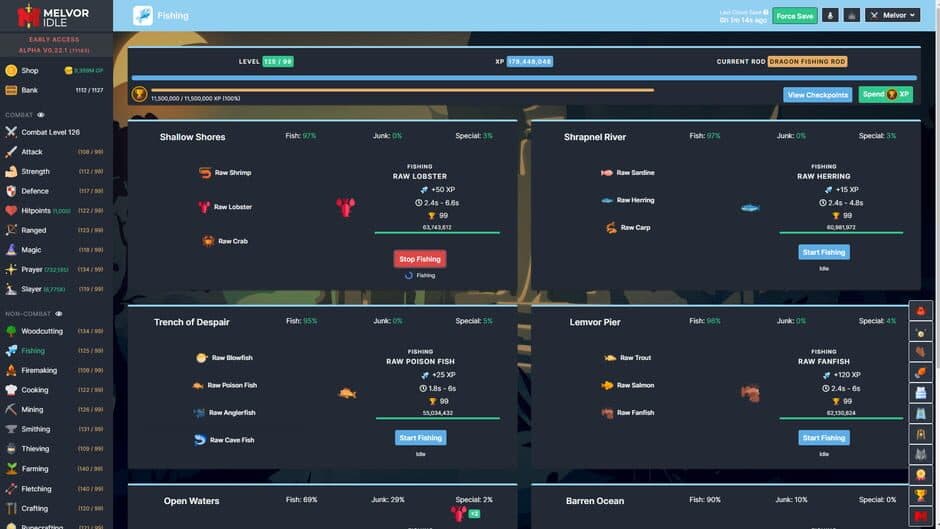 Melvor Idle screenshot