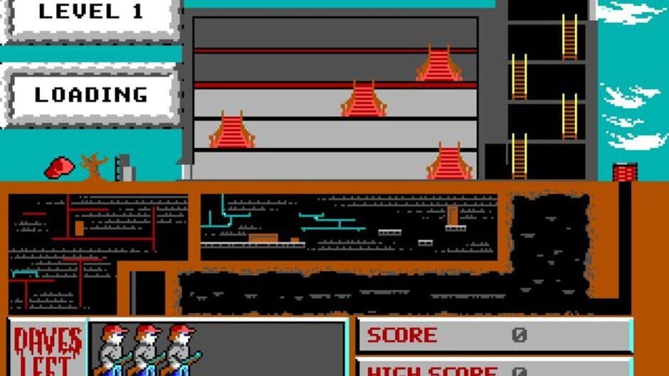 Dangerous Dave in the Haunted Mansion screenshot