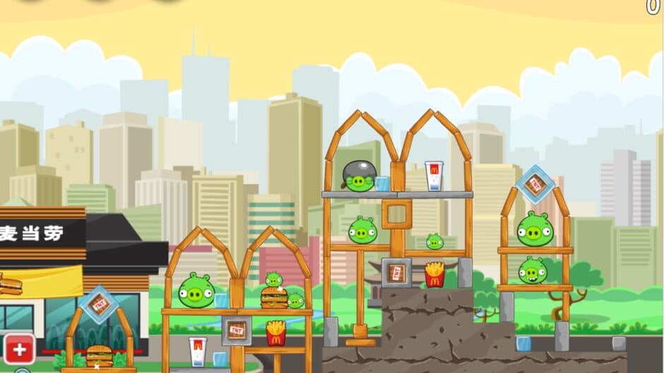 Angry Birds McDonald's screenshot