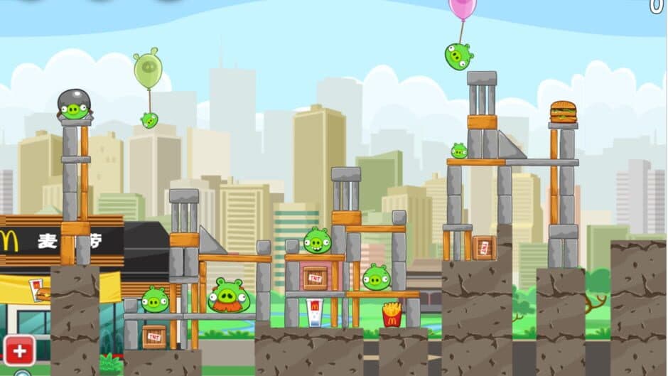 Angry Birds McDonald's screenshot