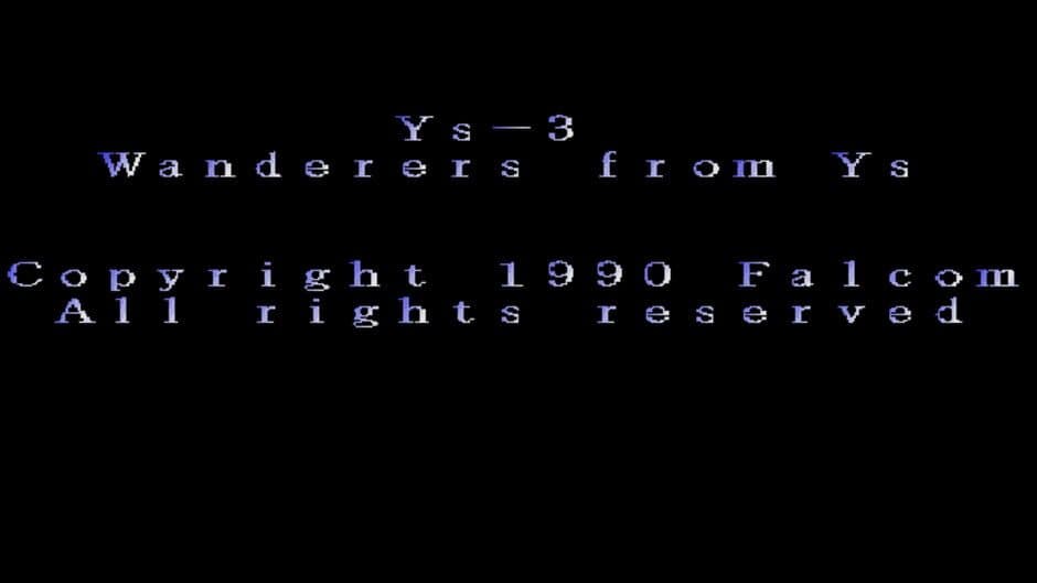 Ys: Wanderers from Ys screenshot