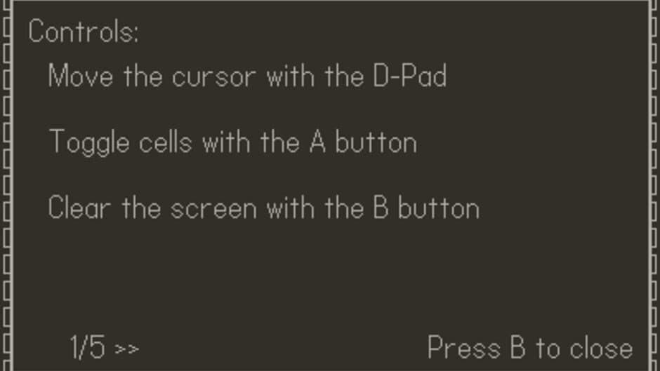 Conway's Game of Life screenshot