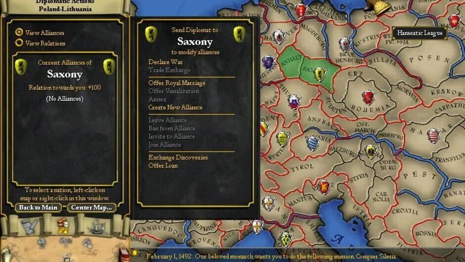 Europa Universalis screenshot