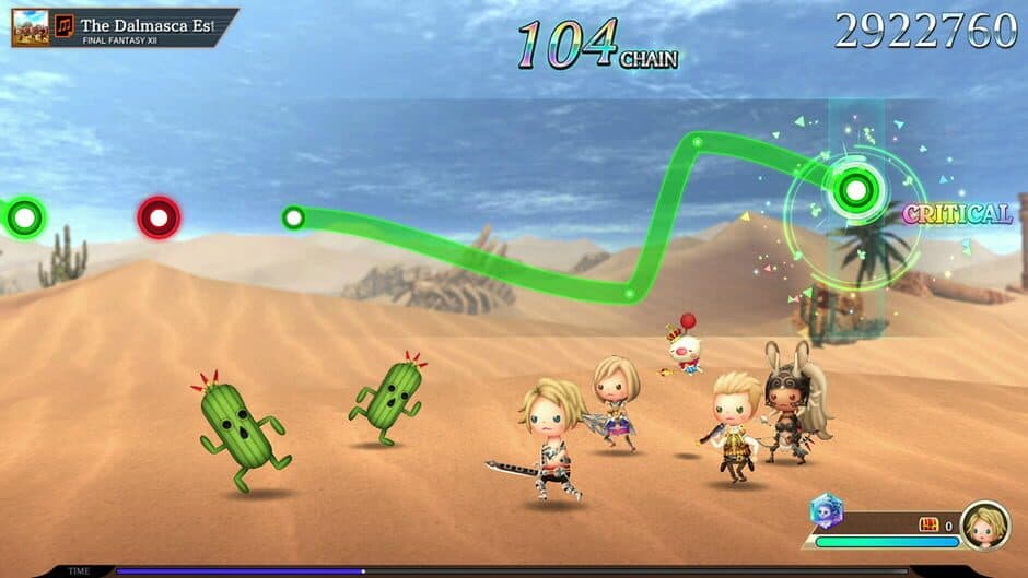 Theatrhythm Final Bar Line screenshot